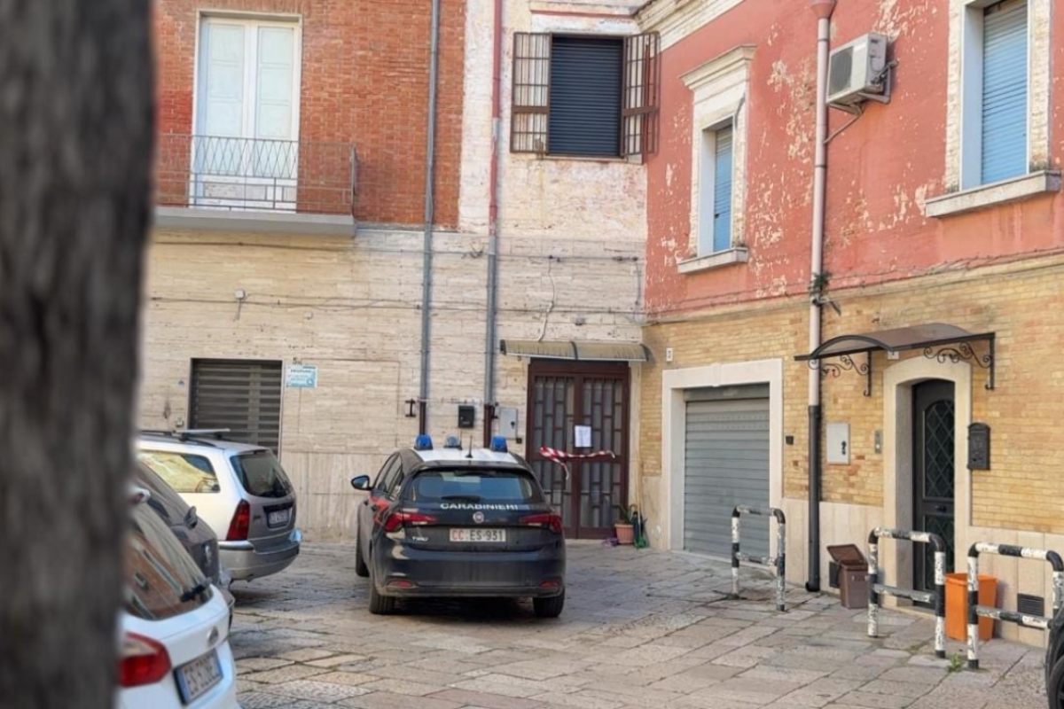 la casa dove è avvenuto l'omicidio a san severo