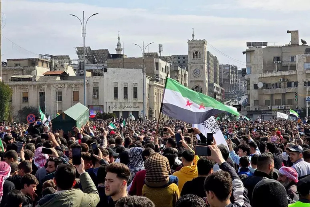 manifestazione in siria