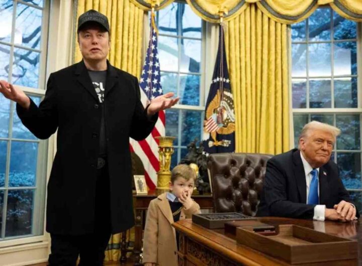 Trump e Musk nello Studio Ovale