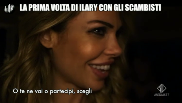 Ilary Blasi Nel Locale Per Scambisti Per Le Iene Blitz Quotidiano