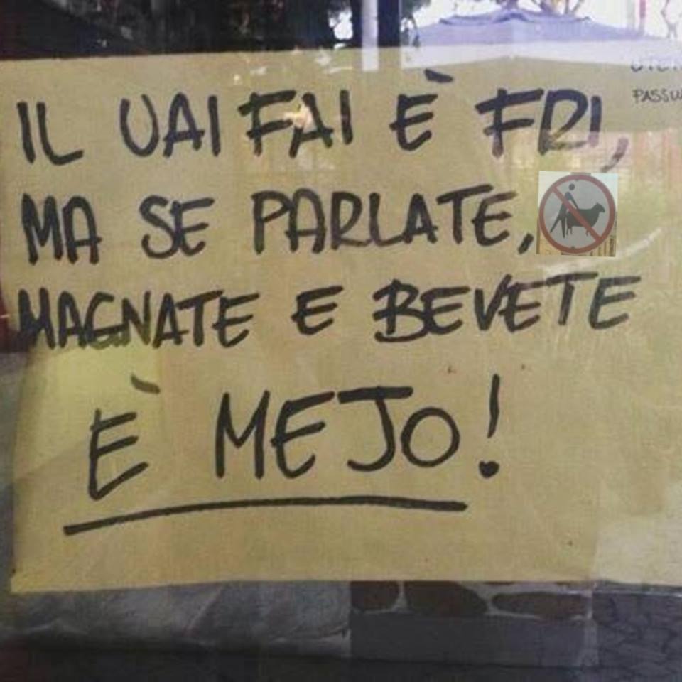 Scritte e cartelli divertenti la pagina Facebook FOTO 23 