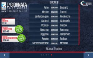 Alma Juventus Fano-Bassano Virtus Sportube: streaming diretta live, ecco come vedere la partita