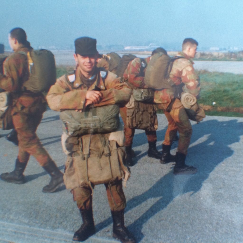 Servizio militare, FOTO febbraio 1990 all'aeroporto di Pisa 