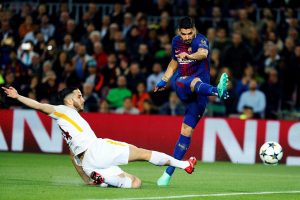 Barcellona-Roma 4-1 highlights, pagelle: Dzeko gol e due rigori negati