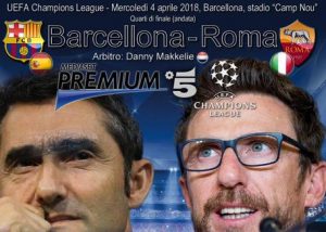 Barcellona-Roma diretta highlights pagelle