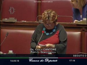 Carla Cantone del Pd: "Questo decreto vi porterà jella, io ci azzecco"