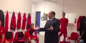 Silvio Berlusconi, video speech to the players of Monza: "Who believes in it wins". But they tied