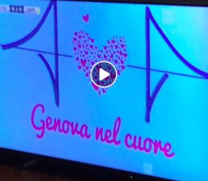 Italy-Ukraine (VIDEO), all stopped at minute 43 to pay homage to the victims of the collapse of the Morandi Bridge