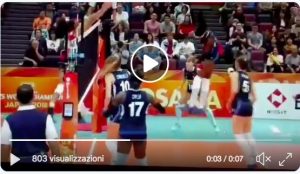 Women's volleyball World Cup, Italy: 3-2 at Japan, is in the semi-finals