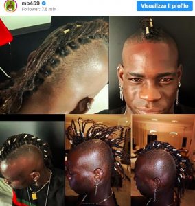 Mario Balotelli last ridge of the Mohicans, volleyball Veronica Angeloni teases him