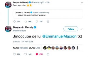 "Make France great again". Benjamin Mendy, campione del mondo risponde a Trump: "Don't worry bro..."
