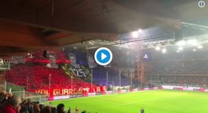 Genoa-Sampdoria, VIDEO e FOTO, striscioni e coreografie del derby della Lanterna