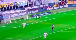 Handanovic (VIDEO) who ducks in Inter-Genoa but Kouame grace him