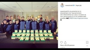 Mauro Icardi gives a Rolex to all teammates for the top scorer 2017/18