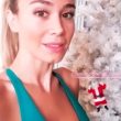 Diletta Leotta trains by making the Christmas tree (VIDEO and PHOTO Instagram)