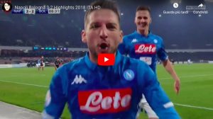 Mertens, occhio all'esultanza in Napoli-Bologna: ha dedicato il gol a Koulibaly. VIDEO