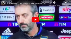 Giampaolo: "Juventus-Sampdoria? Hanno vinto grazie a un rigore regalato"