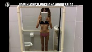 le iene anoressia