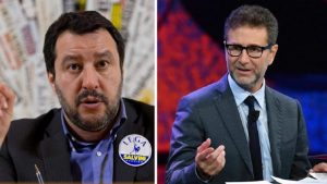 Fabio Fazio e Salvini, lite sul Cara di Castelnuovo: "Disumano", "Sei un milionario, bacioni"