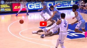 YouTube, Zion Williamson: la scarpa si rompe. Infortunio per l'astro nascente del basket americano