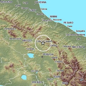 Terremoto Perugia-Pesaro, scossa del 3.2 tra Pietralunga, Apecchio e Gubbio