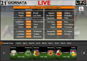 Catanzaro-Benevento: diretta streaming su Sportube.tv, ecco come vederla