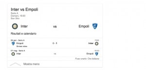 Inter-Empoli, streaming-diretta tv: dove vedere Serie A
