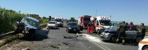 Terracina (Latina): incidente stradale, 5 feriti gravi